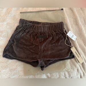 Essentials Women's Velvet Shorts